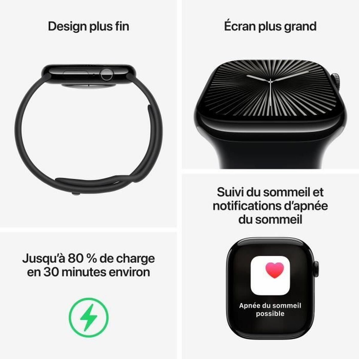 Smartwatch Apple Watch Series 10 Preto ByteWorld